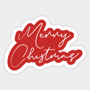 Merry Christmas Greetings Sticker